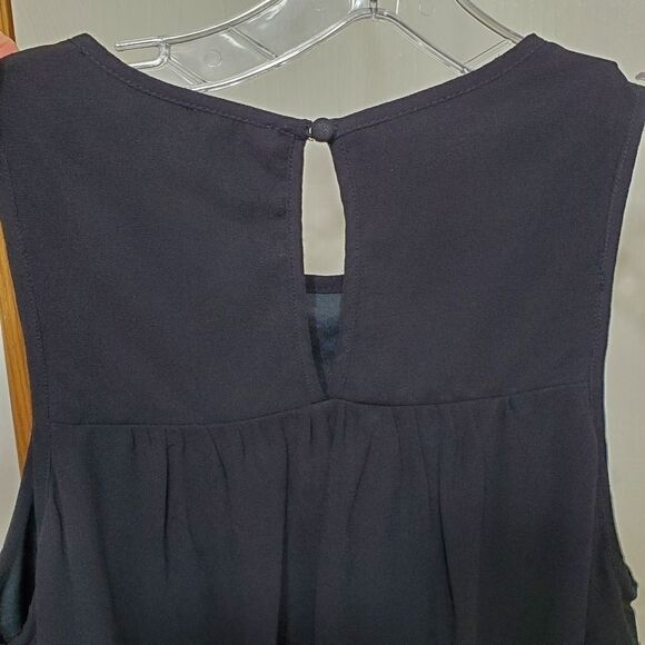 En Creme Sz Small Dress Embroidery & Sequin Black - Picture 4 of 7